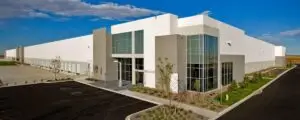 Modern warehouse and industrial property representing commercial real estate financing for investors.