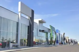 Commercial retail shopping center representing financing opportunities for commercial real estate investors.