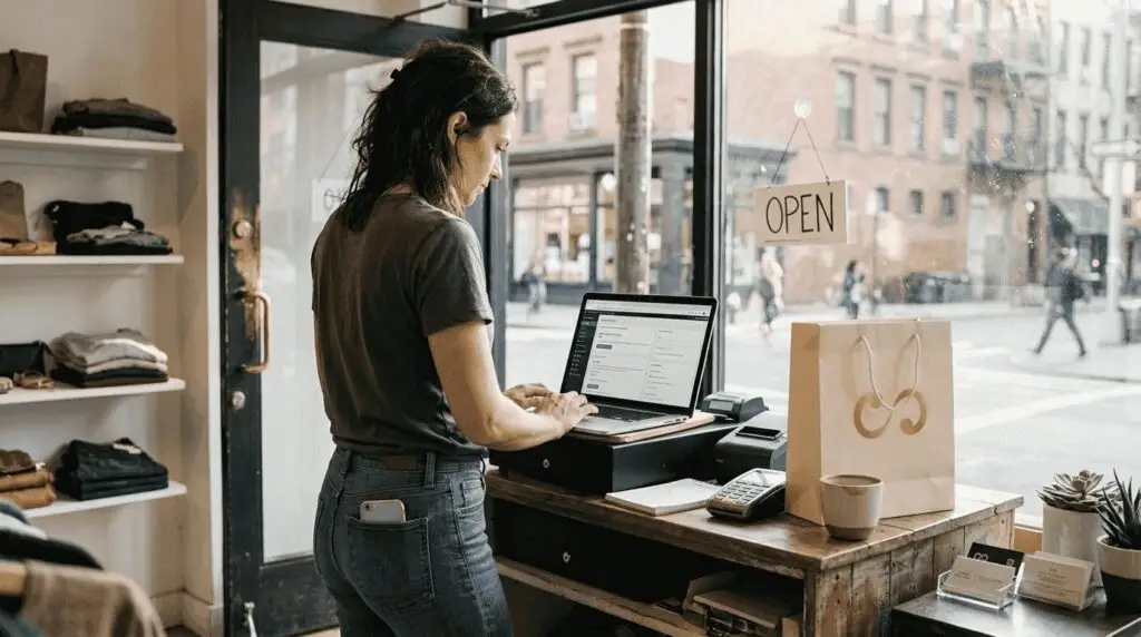 Small business storefront representing financing options for business owners and growing companies.