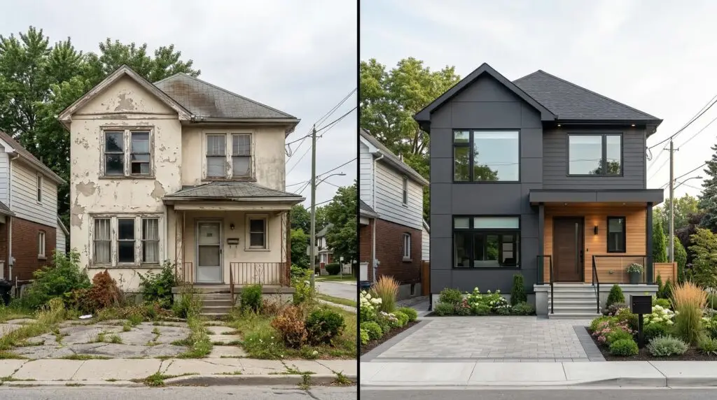 fix and flip before and after