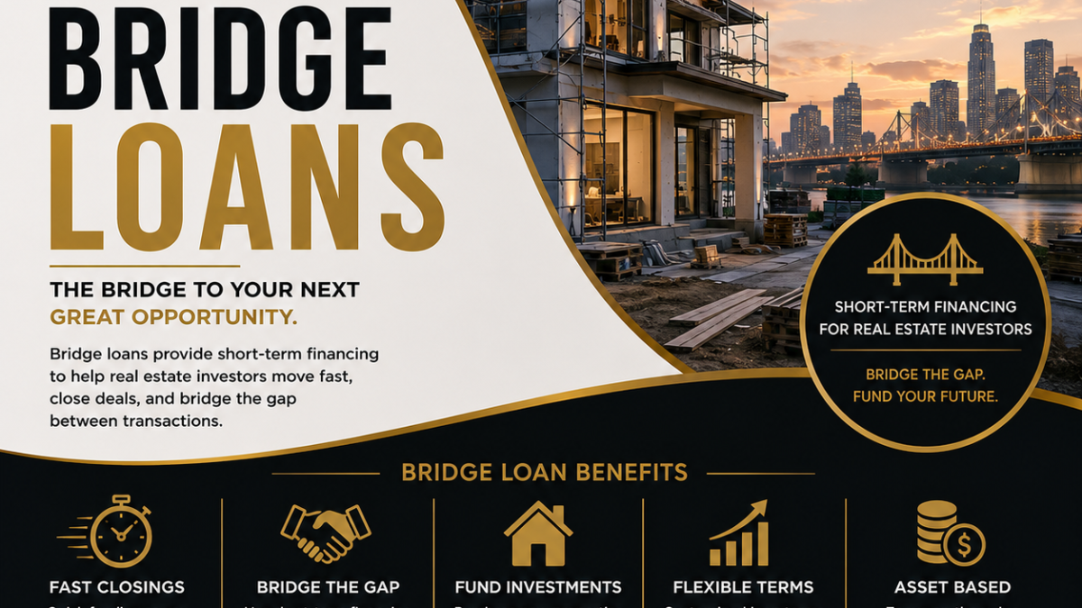 Bridge loans from Star Rich Funding providing fast short-term financing for real estate investors purchasing, refinancing, or transitioning investment properties.